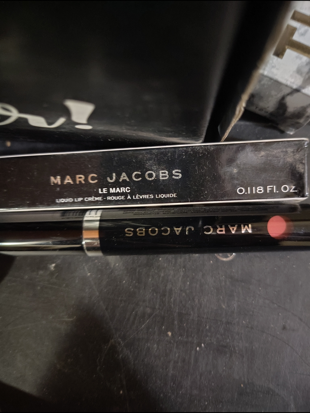 Marc Jacobs Le Marc Liquid Lip Crème In Hush Blush NIB